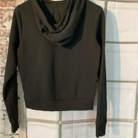 True Religion Black Hoodie with Gold Buddha Design Sz Small - Picture 5 of 8